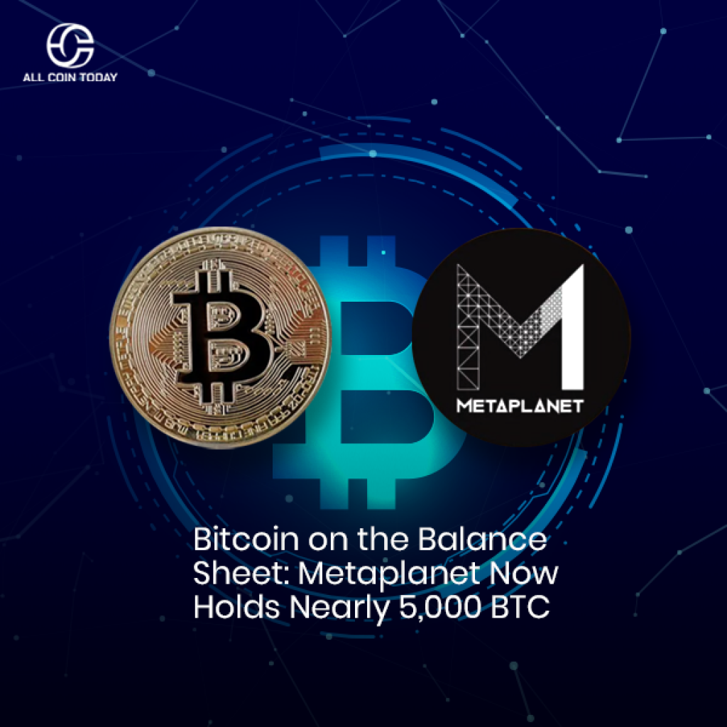 Metaplanet Now Holds Nearly 5,000 BTC Amid its Recent Bitcoin Purchase