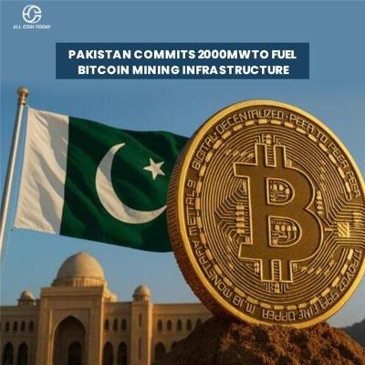 Pakistan Commits 2000MW to Fuel Bitcoin Mining Infrastructure